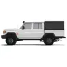 Hardtop Explorer noir strié Toyota Land Cruiser 79 double cabine 1999+ Alu-Cab